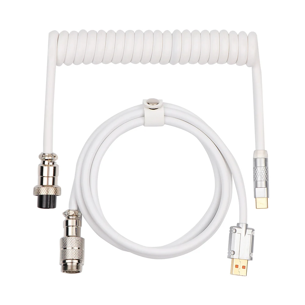 Keyboard Gaming Mac - EPOMAKER Puff Aviator Coiled USB Cable