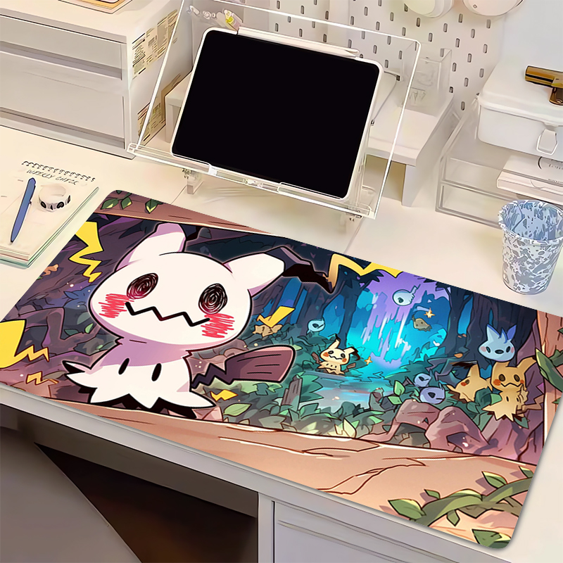 Gaming Keyboard Nearby - Natural Rubber Mouse Pad Pokemon Mimikyu