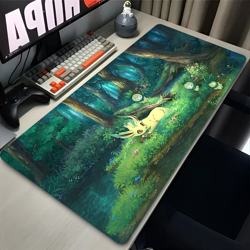 Gaming Keyboard Higround - Mouse Pad Gamer P-pokemon Leafeon Large