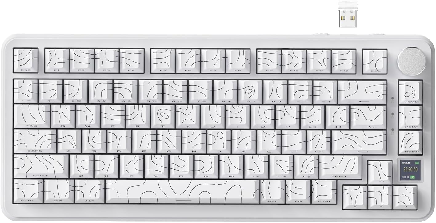 Keyboard Gaming Mac - ATTACK SHARK X85Pro 75% Triple-Mode Mechanical