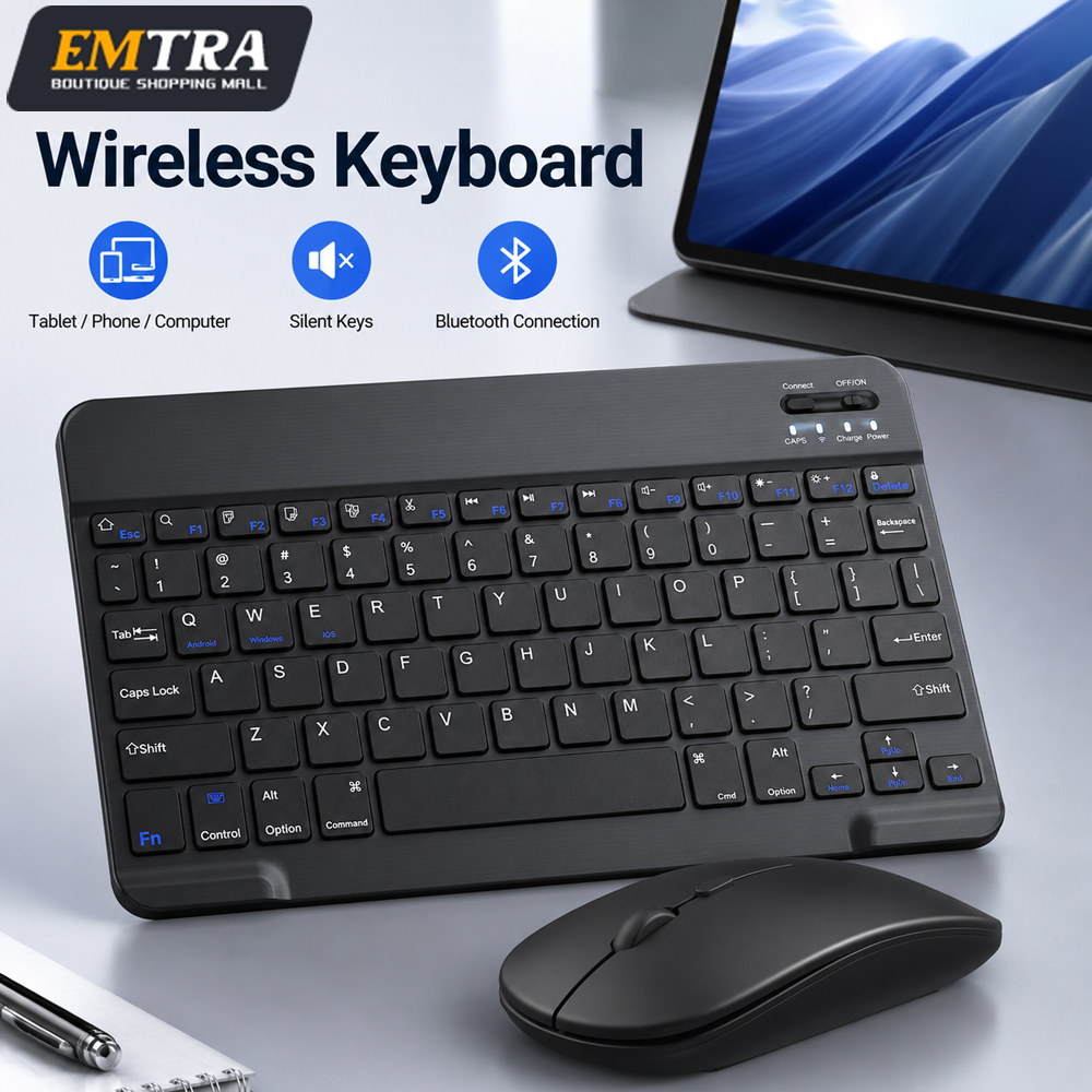 Gaming Keyboard And Mouse Wireless - Bluetooth Wireless Keyboard For Android IOS
