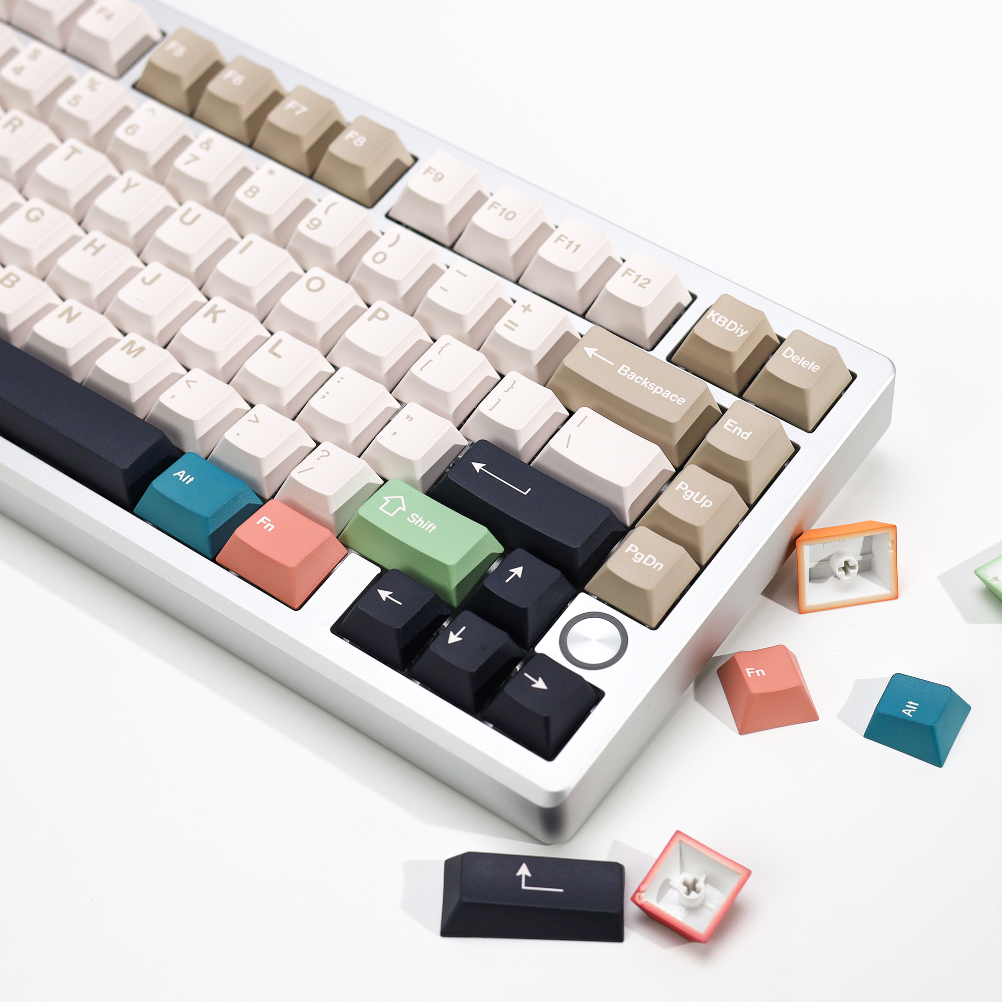 Gaming Keyboard No Number Pad - KBDiy GMK Foundation Keycaps PBT 143