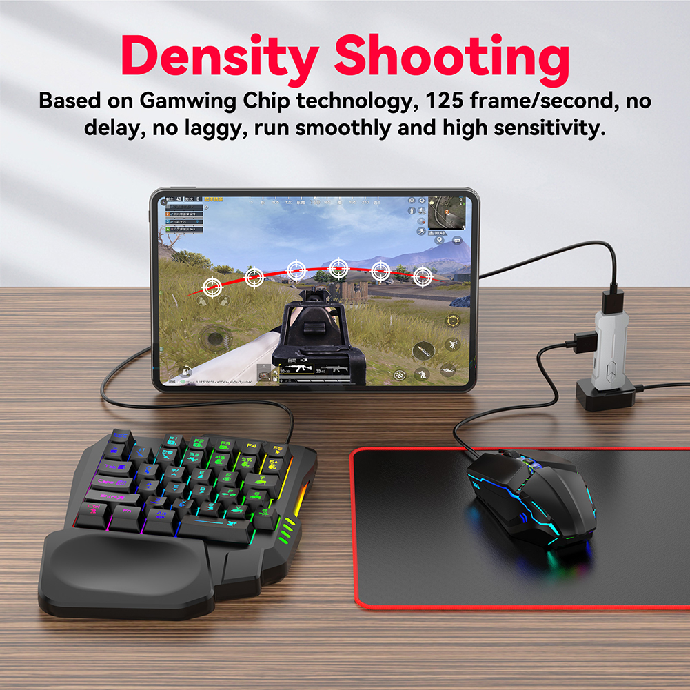 5 in 1 Mobile Game Converter K - đánh giá và giá Gaming Keyboard And Mouse Converter For Mobile