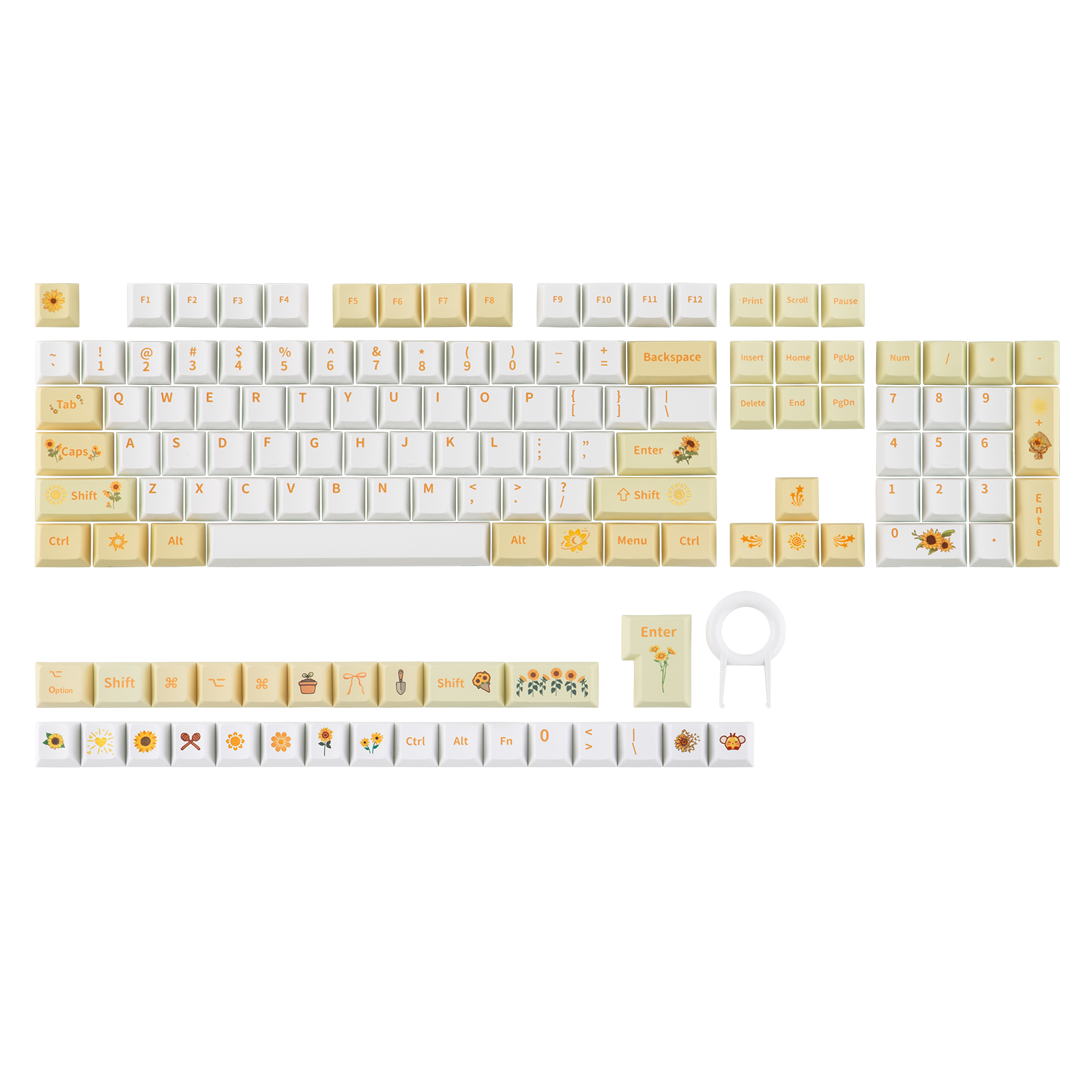 EPOMAKER Sunflower Keycaps Set - đánh giá và giá Gaming Keyboard Mechanical Wireless