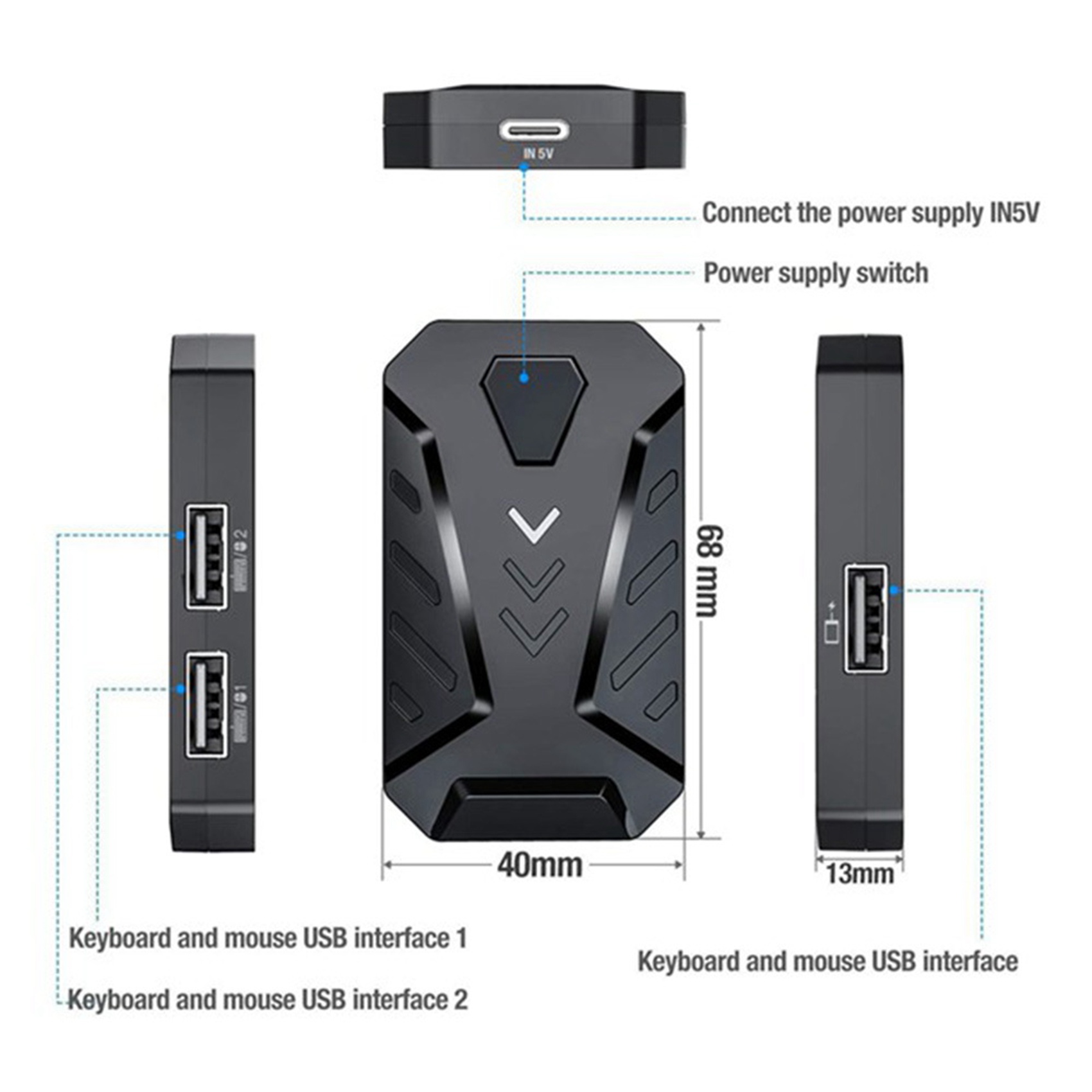 N15R-Portable Mobile Gaming Ke - đánh giá và giá Gaming Keyboard And Mouse Converter For Mobile