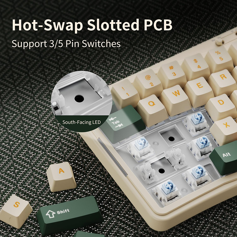 Ajazz AK35I V3/V4 MAX Tri-mode - đánh giá và giá Keyboard Gaming Mac