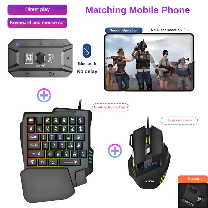 M1 Pro Gamepad Mobile Phone Ga - đánh giá và giá Gaming Keyboard And Mouse Wireless
