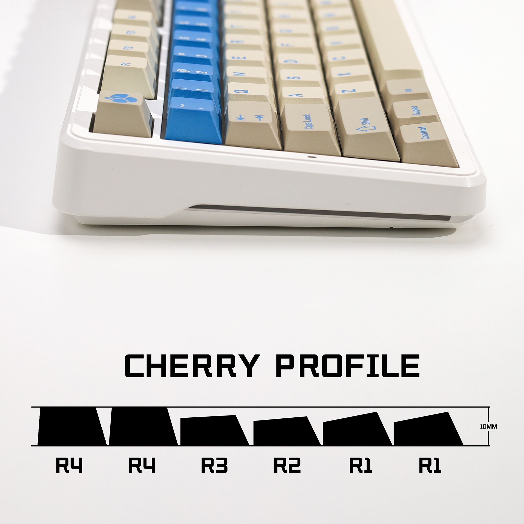 KBDiy Clone Retro GMK Blue Ale - đánh giá và giá Gaming Keyboard No Number Pad
