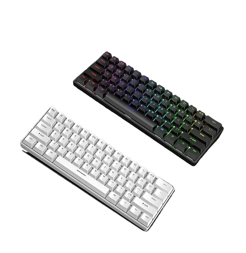 Mechanical keyboard 60% white  - đánh giá và giá Gaming Keyboard Budget