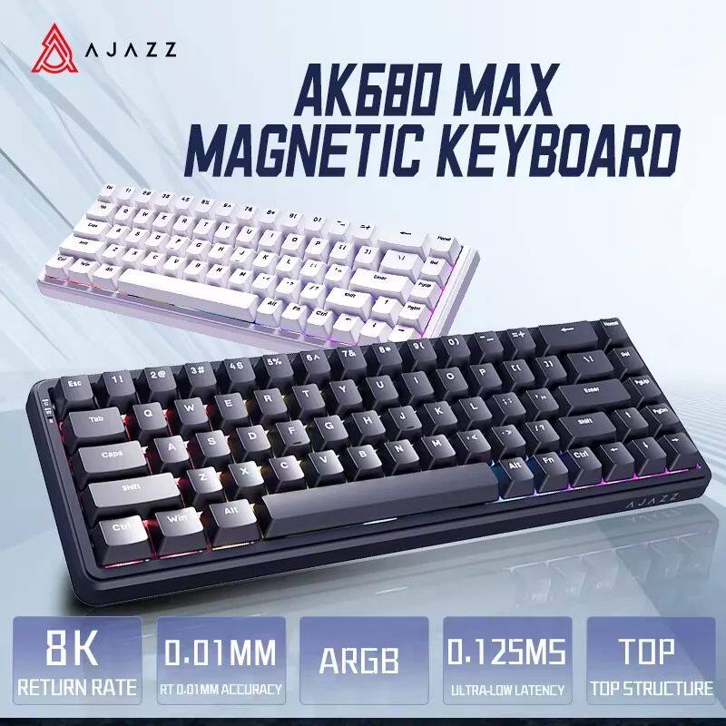 AJAZZ AK680 MAX/V2 Mechanical  - đánh giá và giá Gaming Keyboard Hall Effect