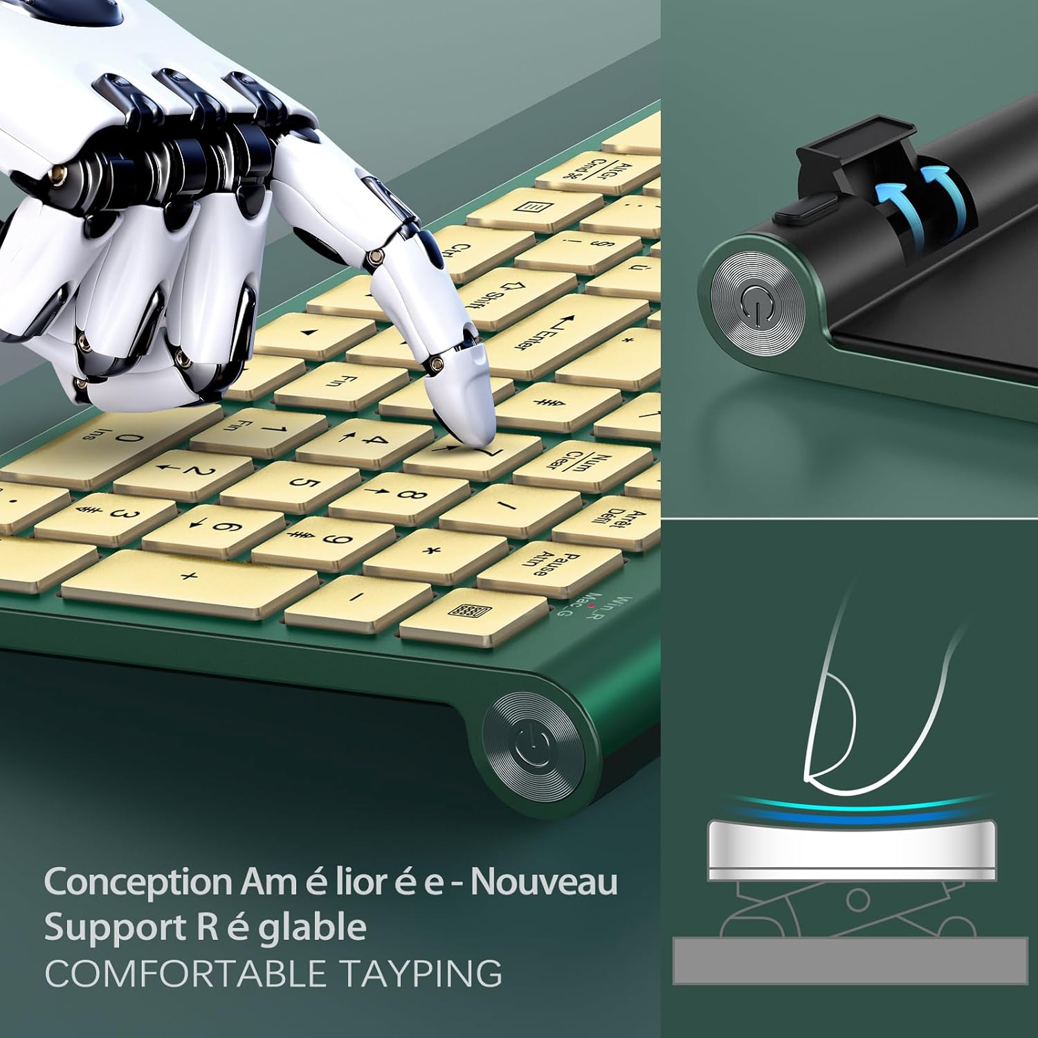 Ergonomic wireless keyboard an - đánh giá và giá Gaming Keyboard Ergonomic
