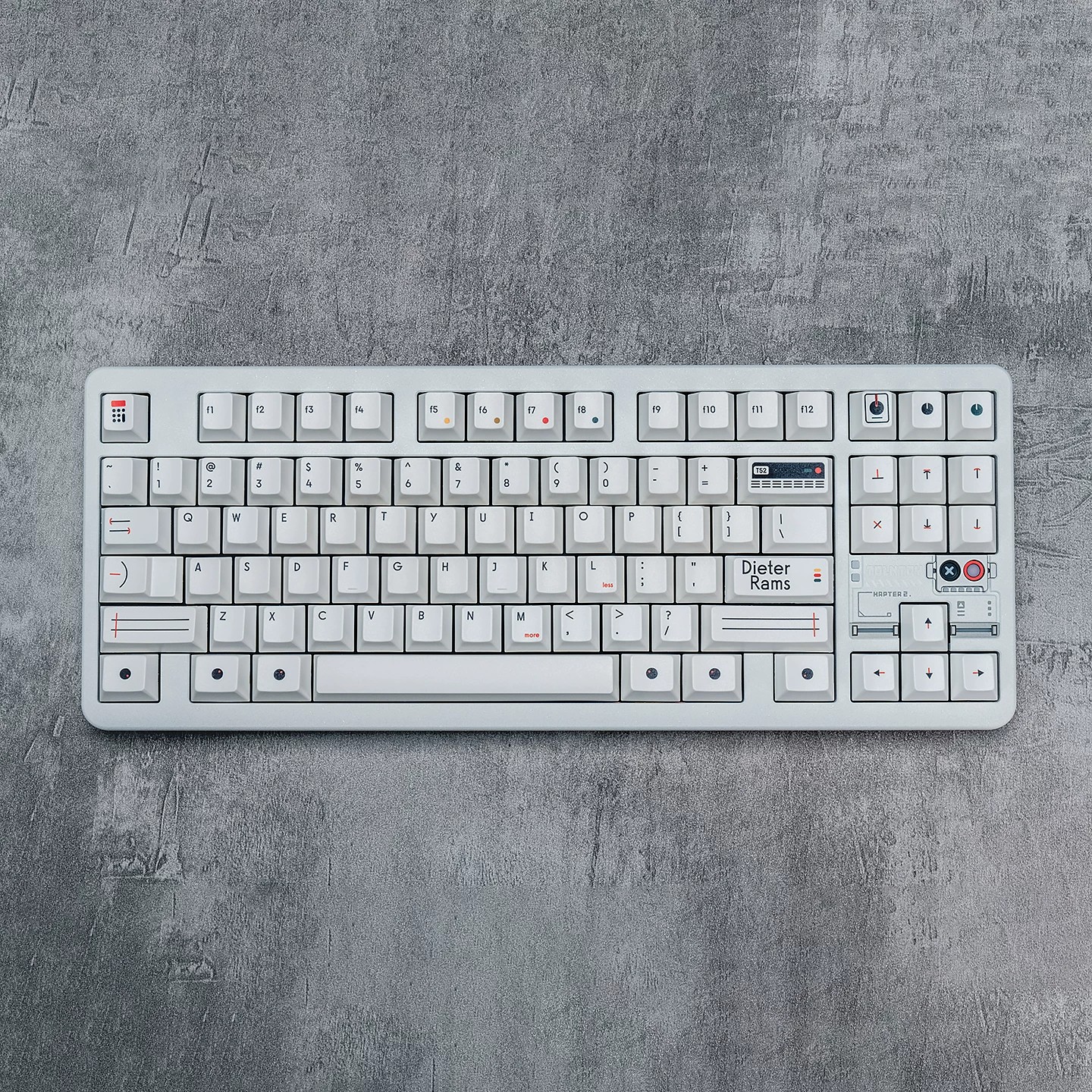 144 Keys Dieters White Keycaps - đánh giá và giá Keyboard Gaming Mac