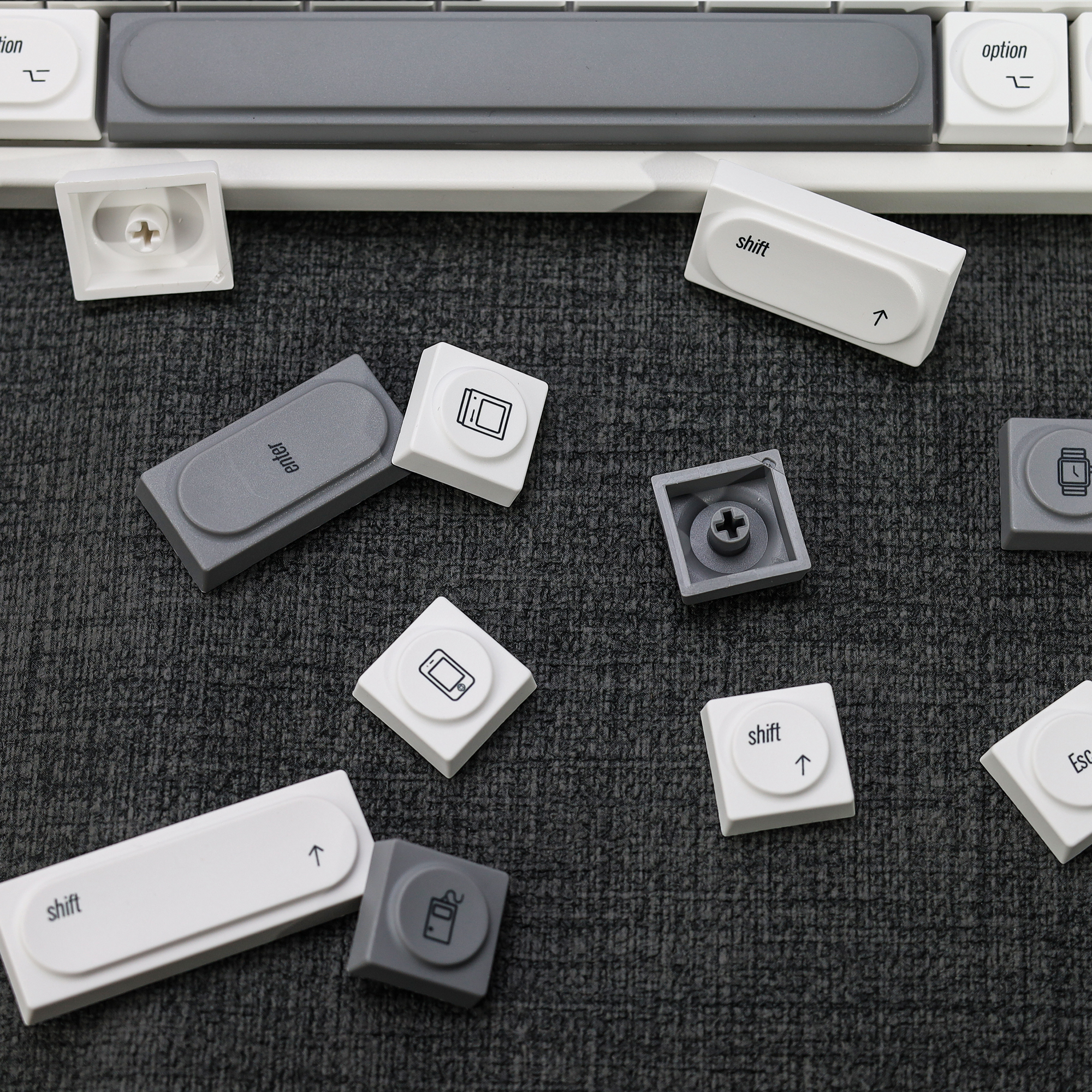 KBDiy Doys Keycaps Retro MAC S - đánh giá và giá Keyboard Gaming Mac