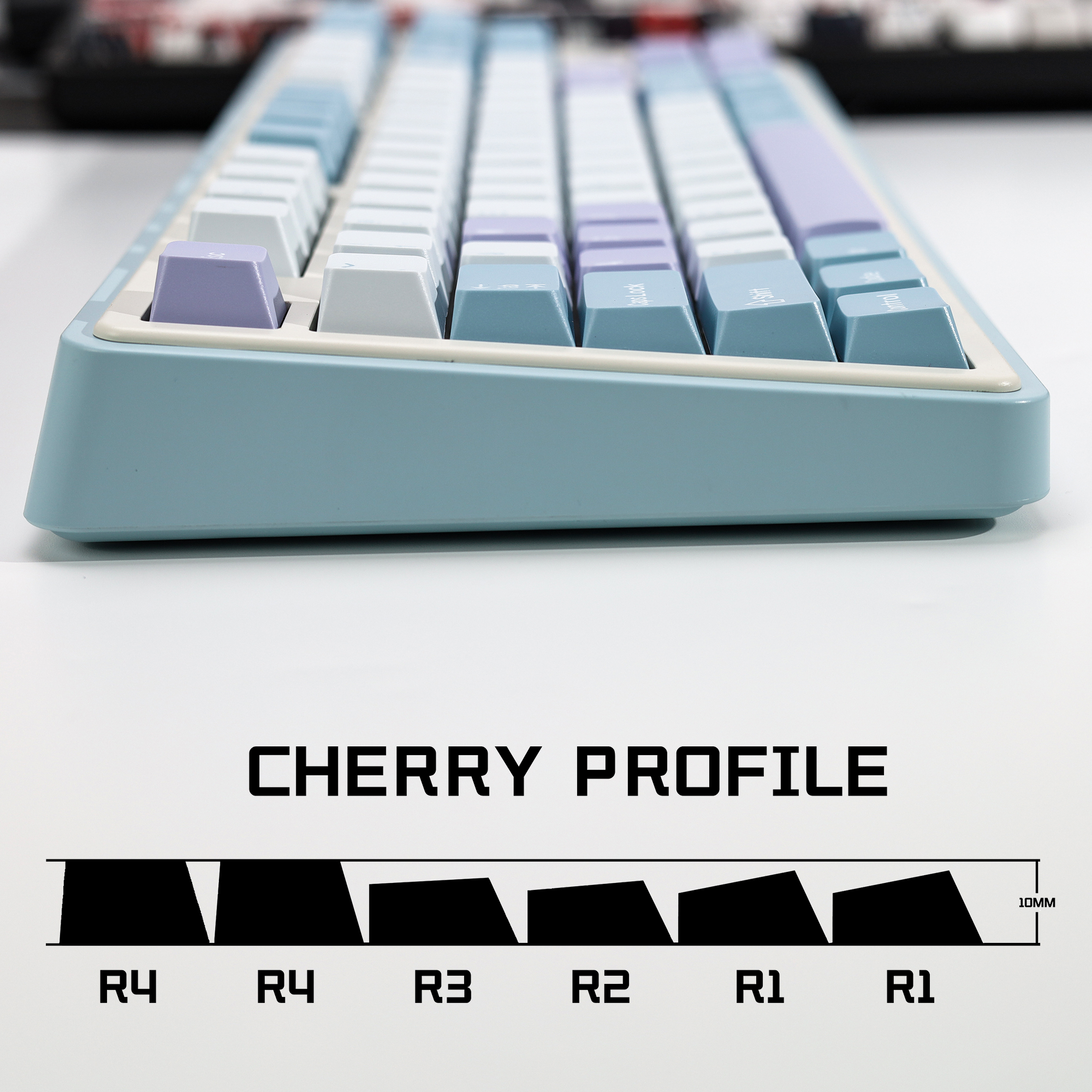 KBDiy Illusion Keycap Retro PB - đánh giá và giá Gaming Keyboard No Number Pad