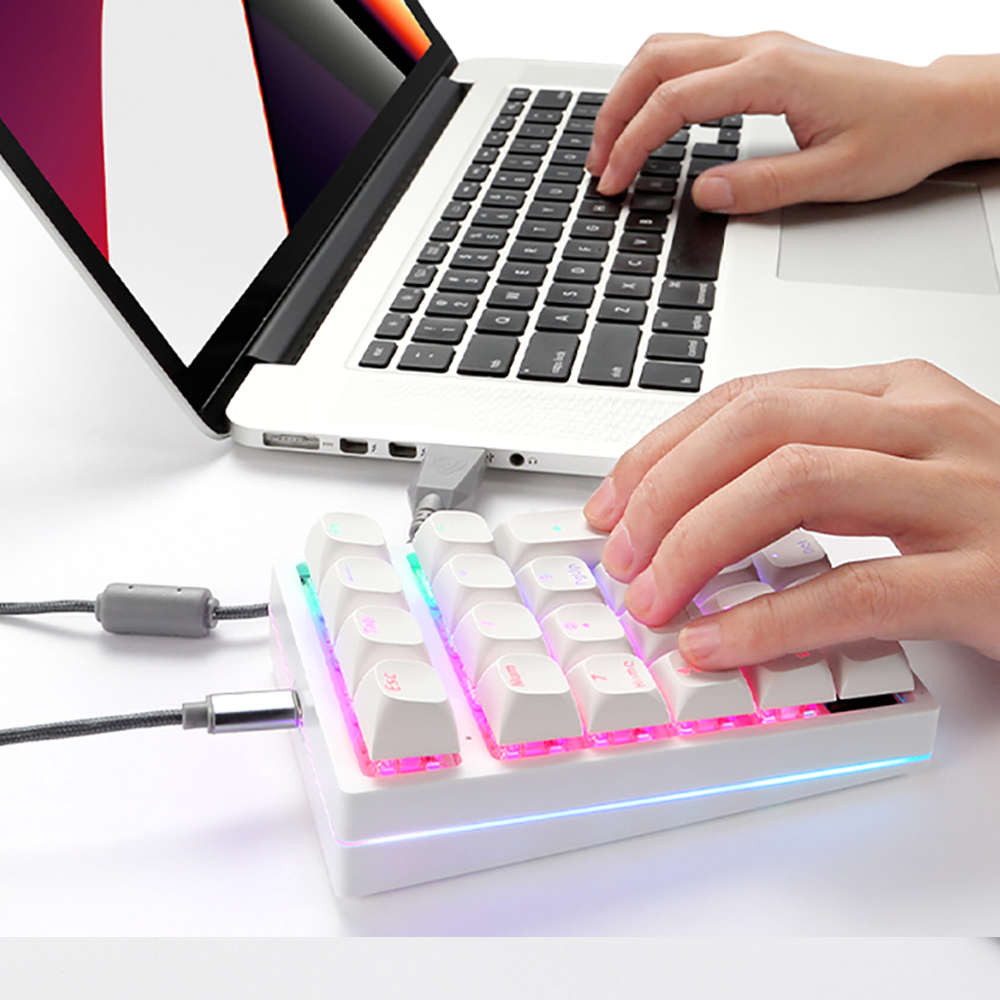 K24Pro 21Keys Number Pad Mecha - đánh giá và giá Gaming Keyboard No Number Pad