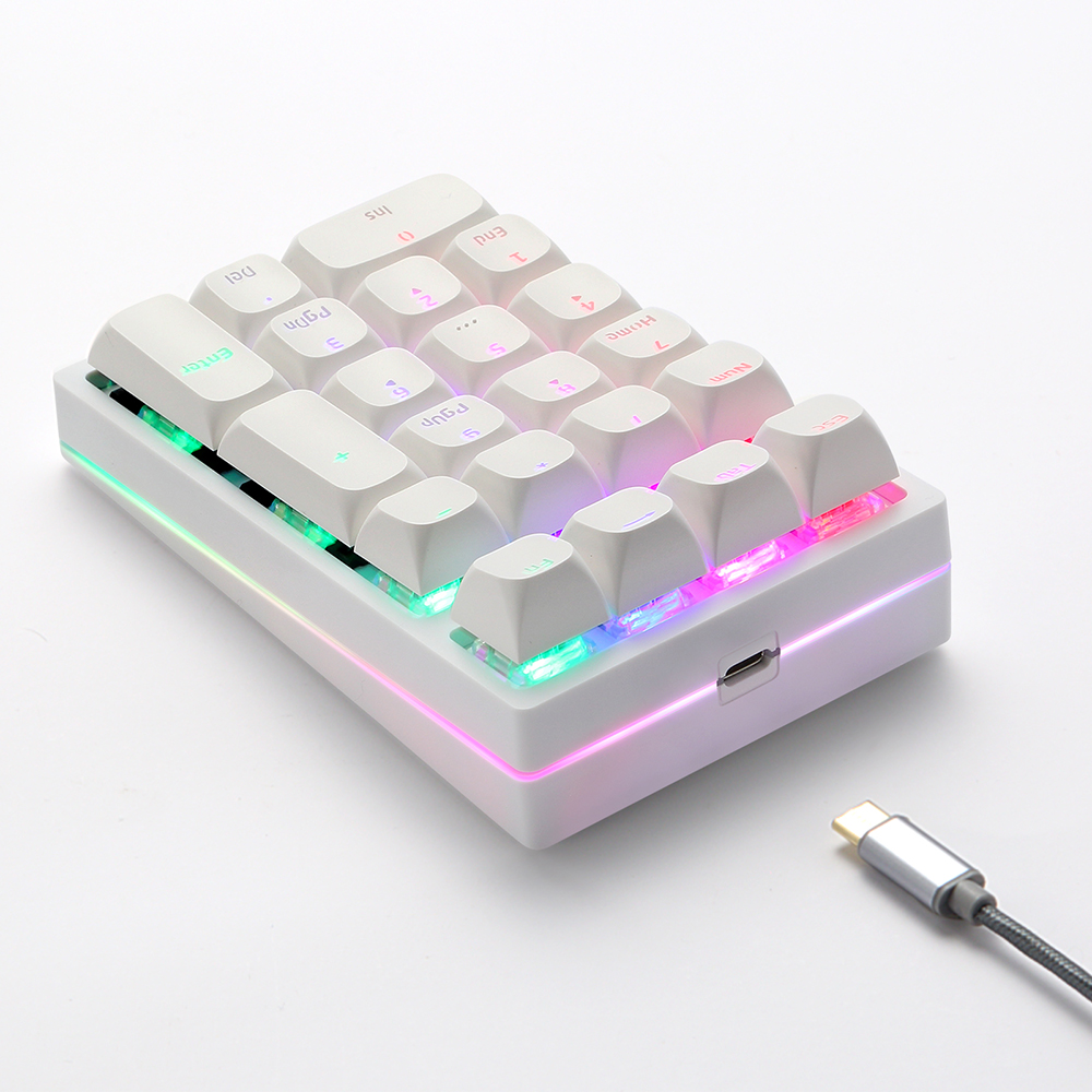 K24Pro 21Keys Number Pad Mecha - đánh giá và giá Gaming Keyboard No Number Pad