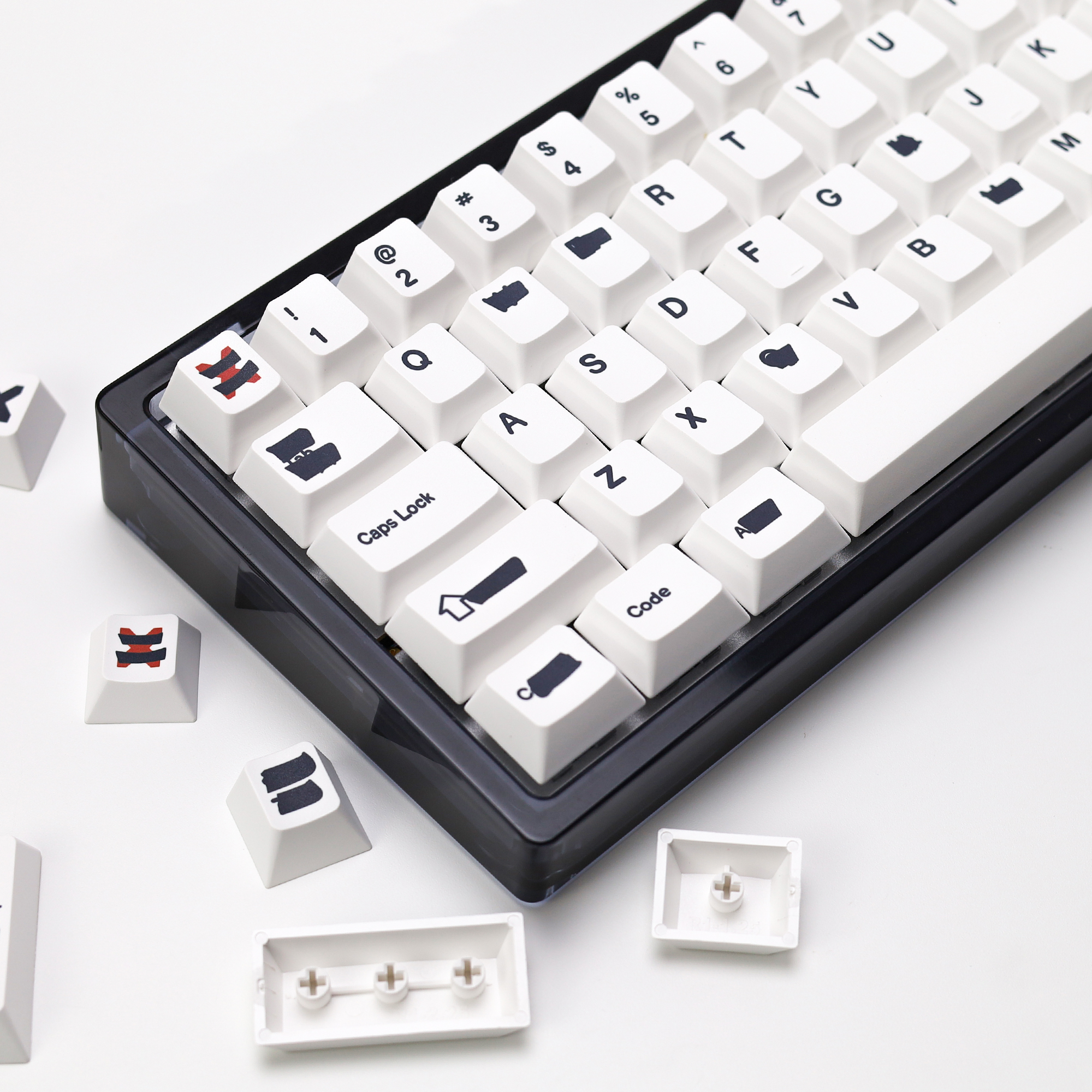 KBDiy Retro GMK Redacted Keyca - đánh giá và giá Gaming Keyboard No Number Pad