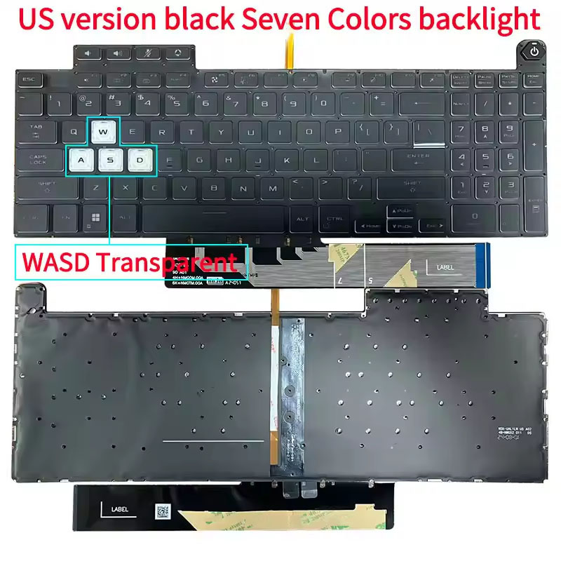 US Layout Keyboard With Backli - đánh giá và giá Gaming Keyboard Asus