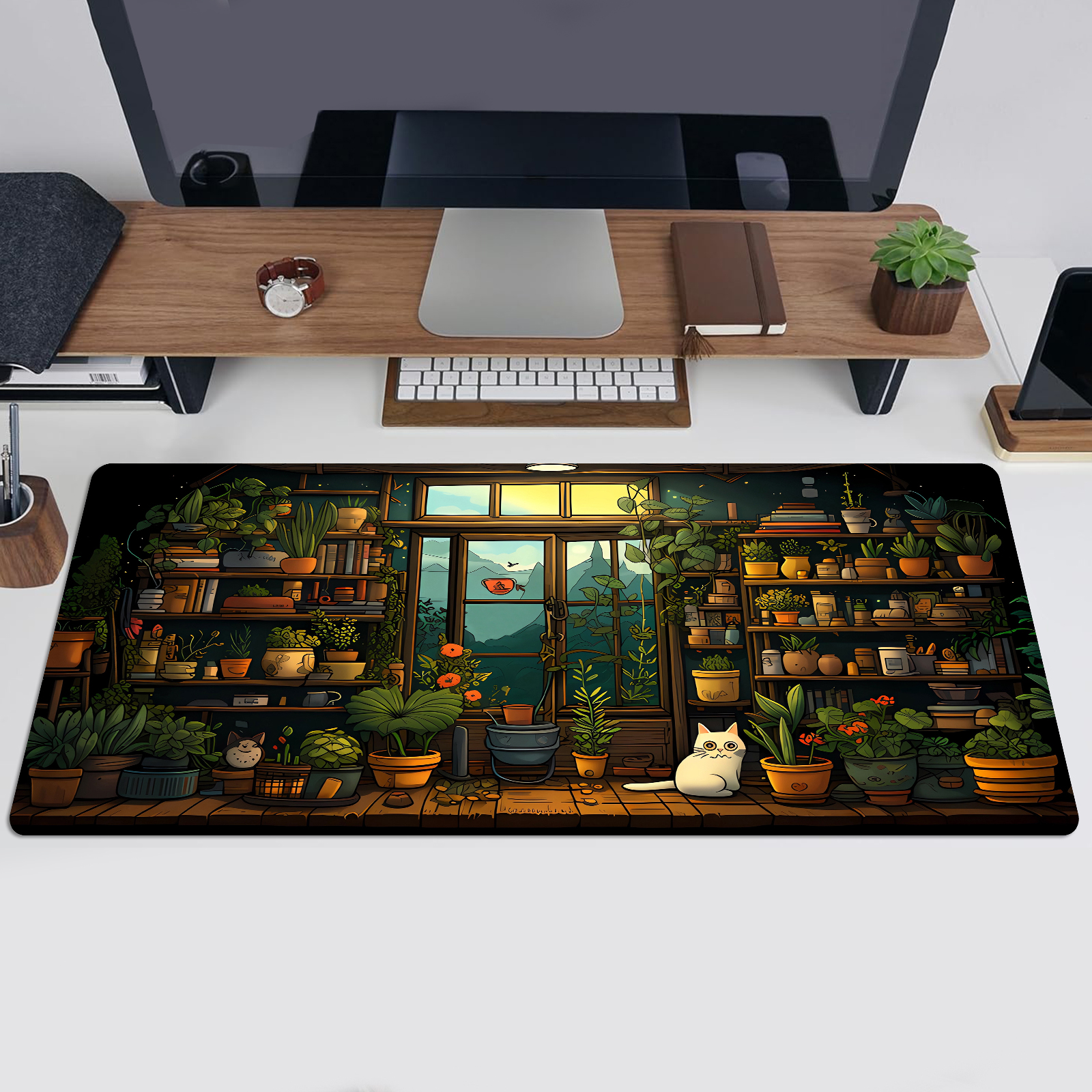Cute Cat Mouse Pad Desk Pad Ka - đánh giá và giá Gaming Keyboard Mouse