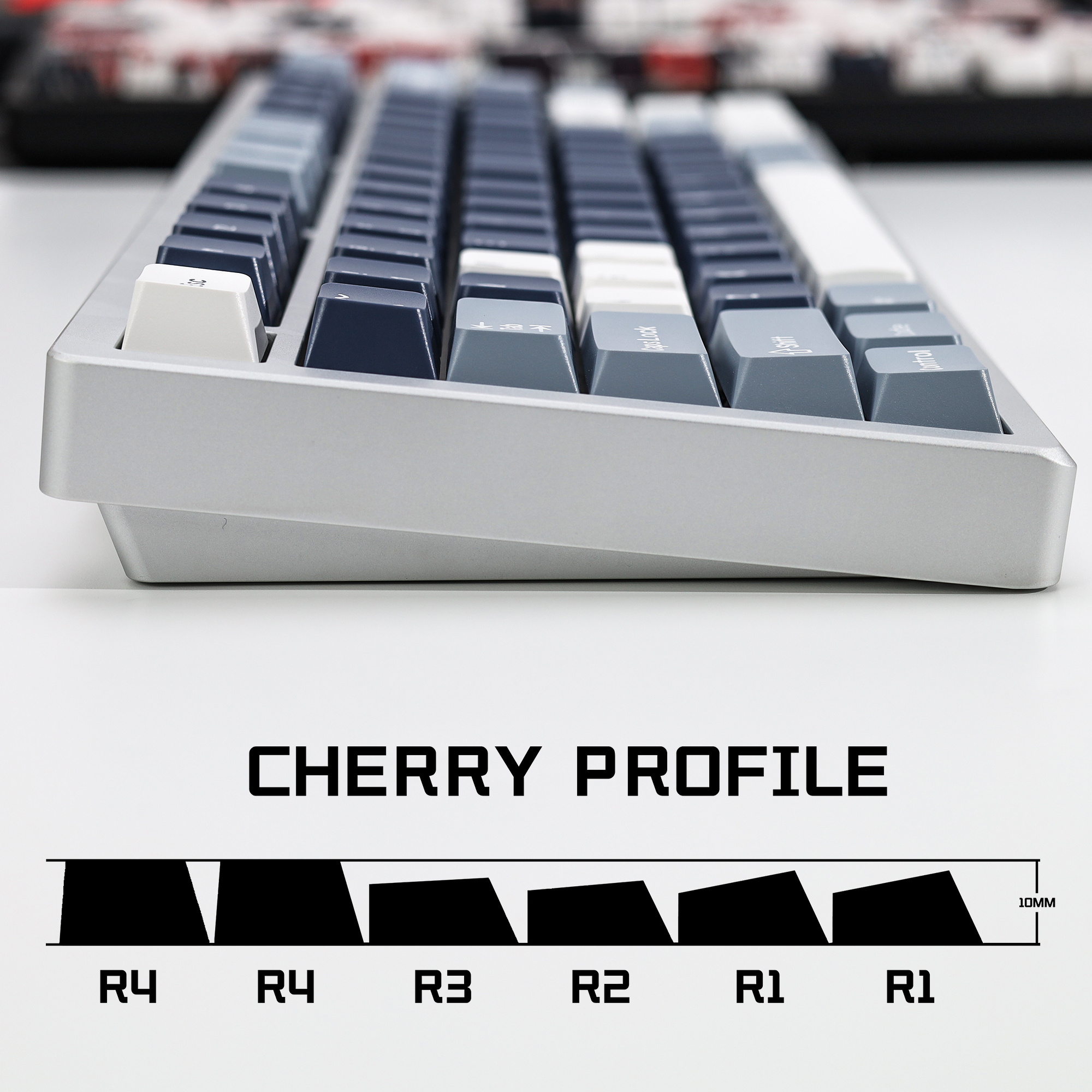 KBDiy Fishing Keycaps ISO PBT  - đánh giá và giá Gaming Keyboard No Number Pad