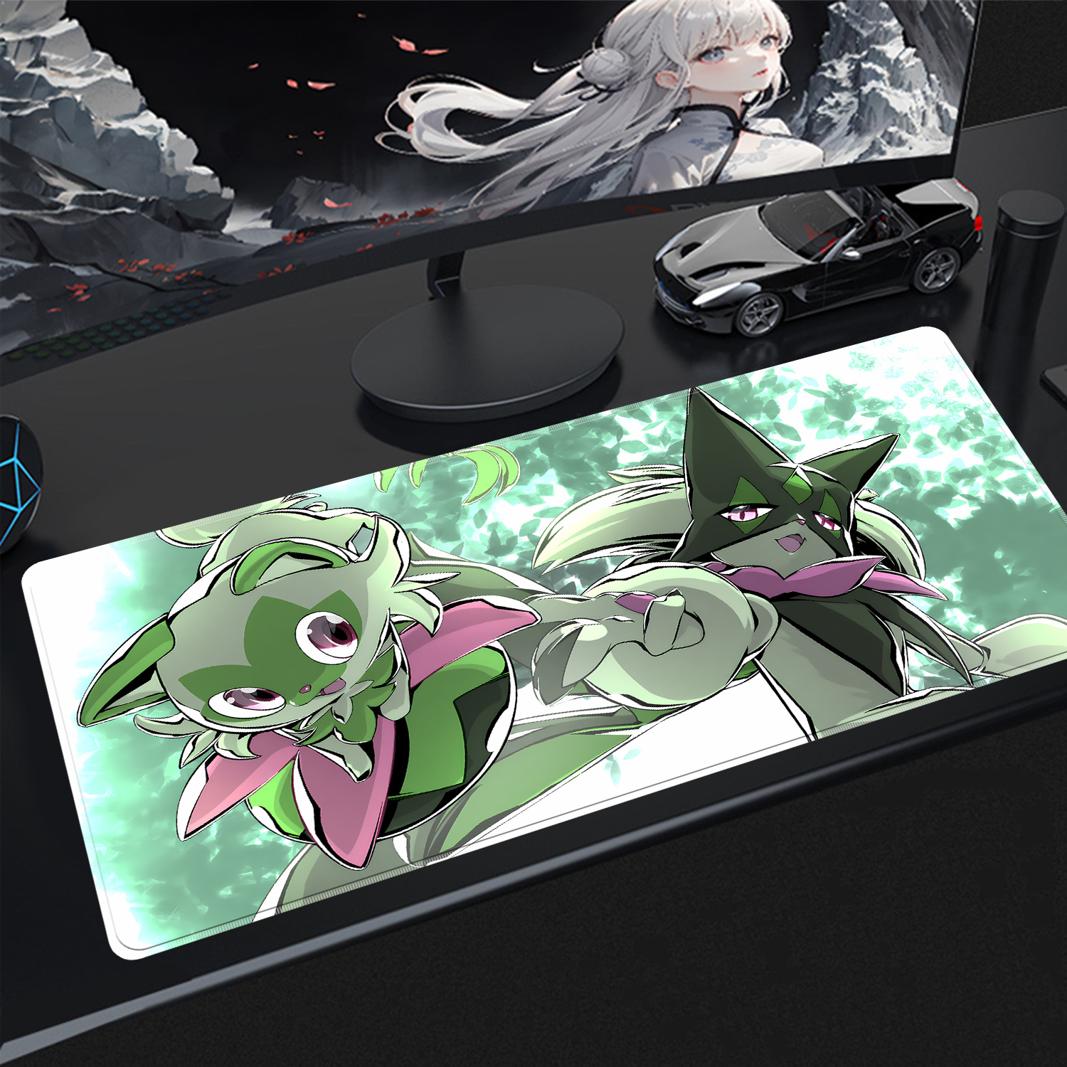 Kawaii Pokemon Meowscarada Gam - đánh giá và giá Gaming Keyboard Nearby