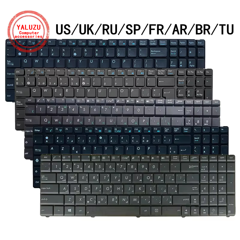US/UK/RU/SP/FR/AR/BR/TU Laptop - đánh giá và giá Gaming Keyboard Asus