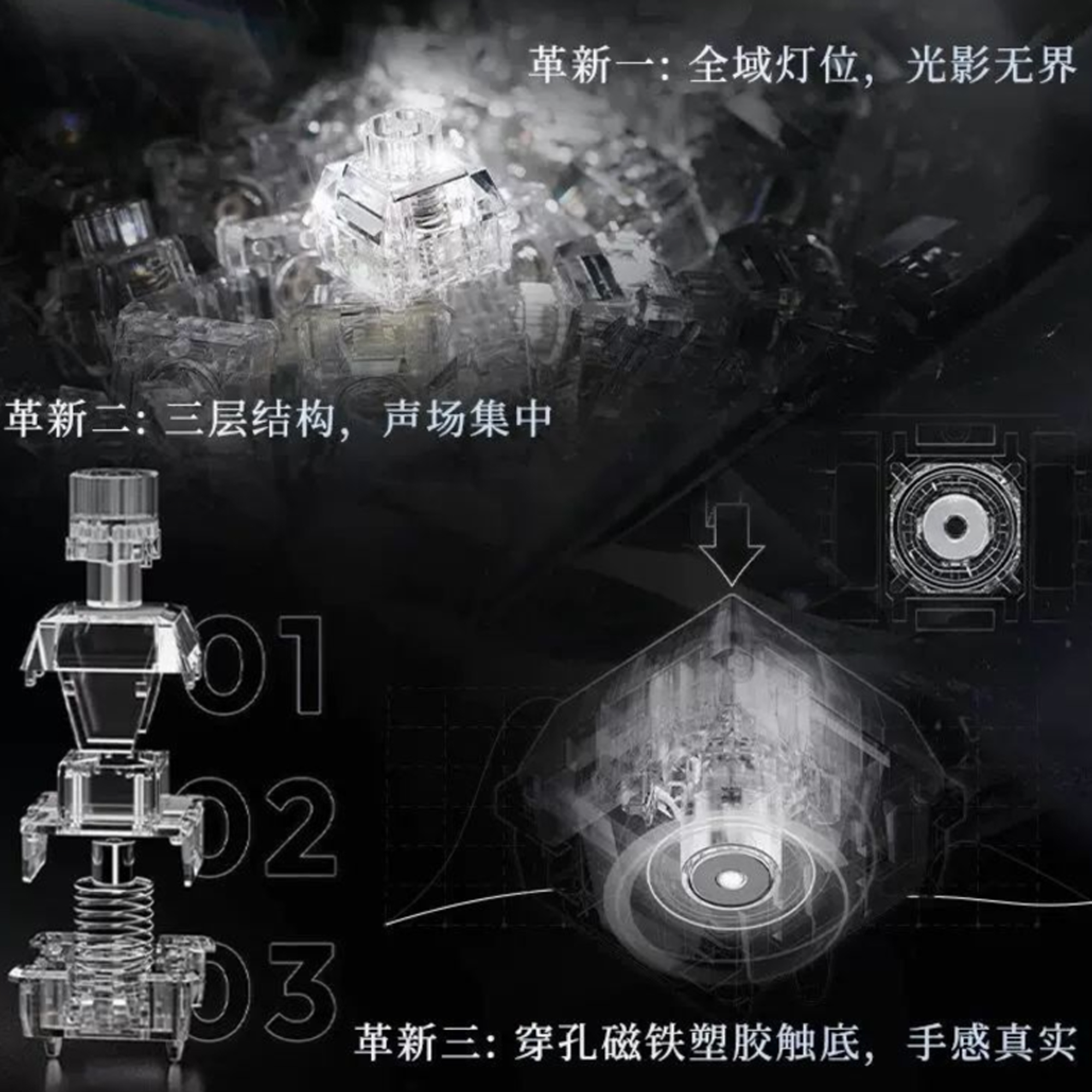 WS Wuque Studio Babao Diamond  - đánh giá và giá Gaming Keyboard Hall Effect