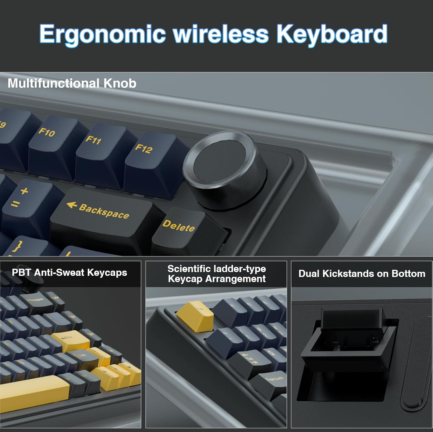 Aula F75 mechanical keyboard,  - đánh giá và giá Gaming Keyboard No Number Pad