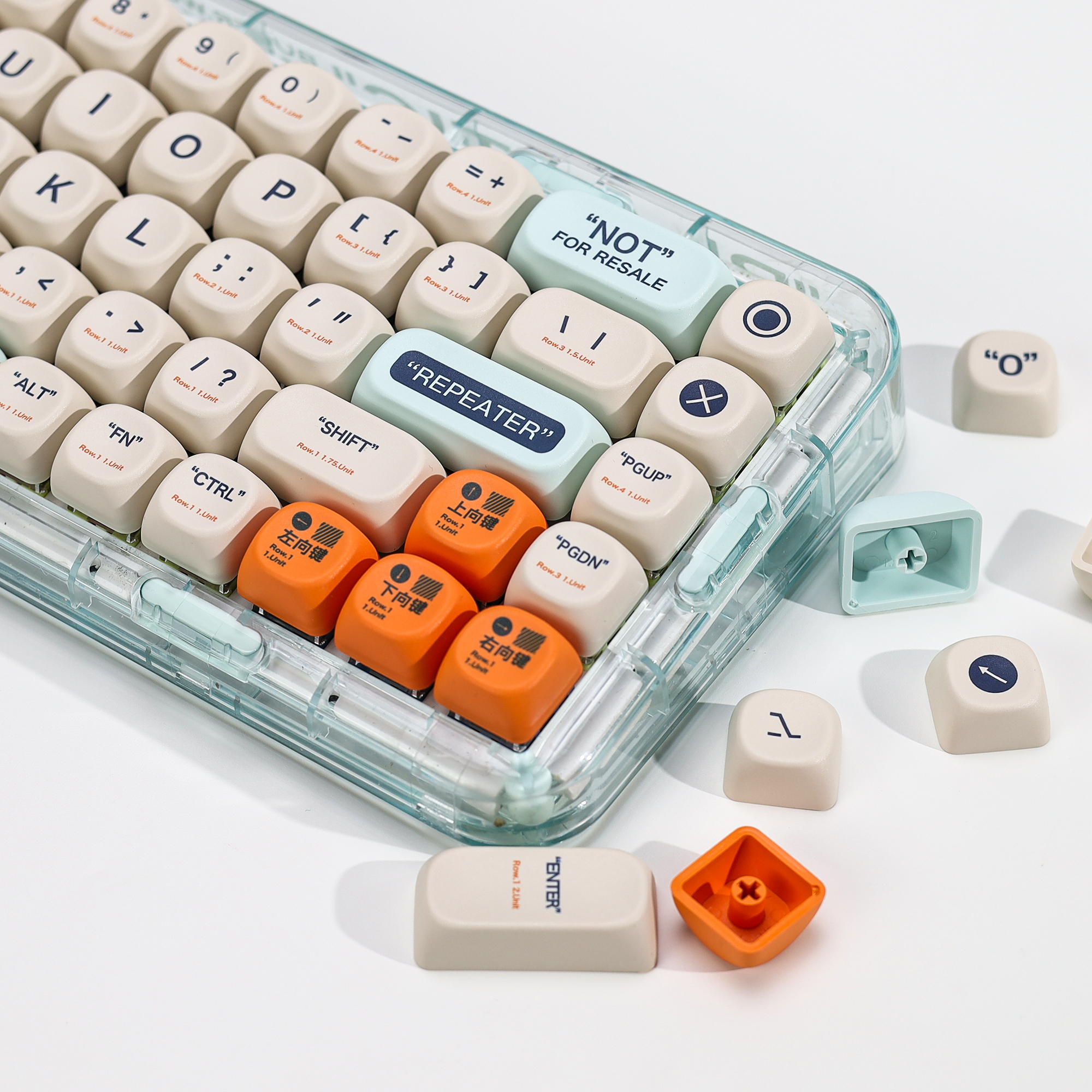 KBDiy KOA Profile Retro Plasti - đánh giá và giá Gaming Keyboard No Number Pad