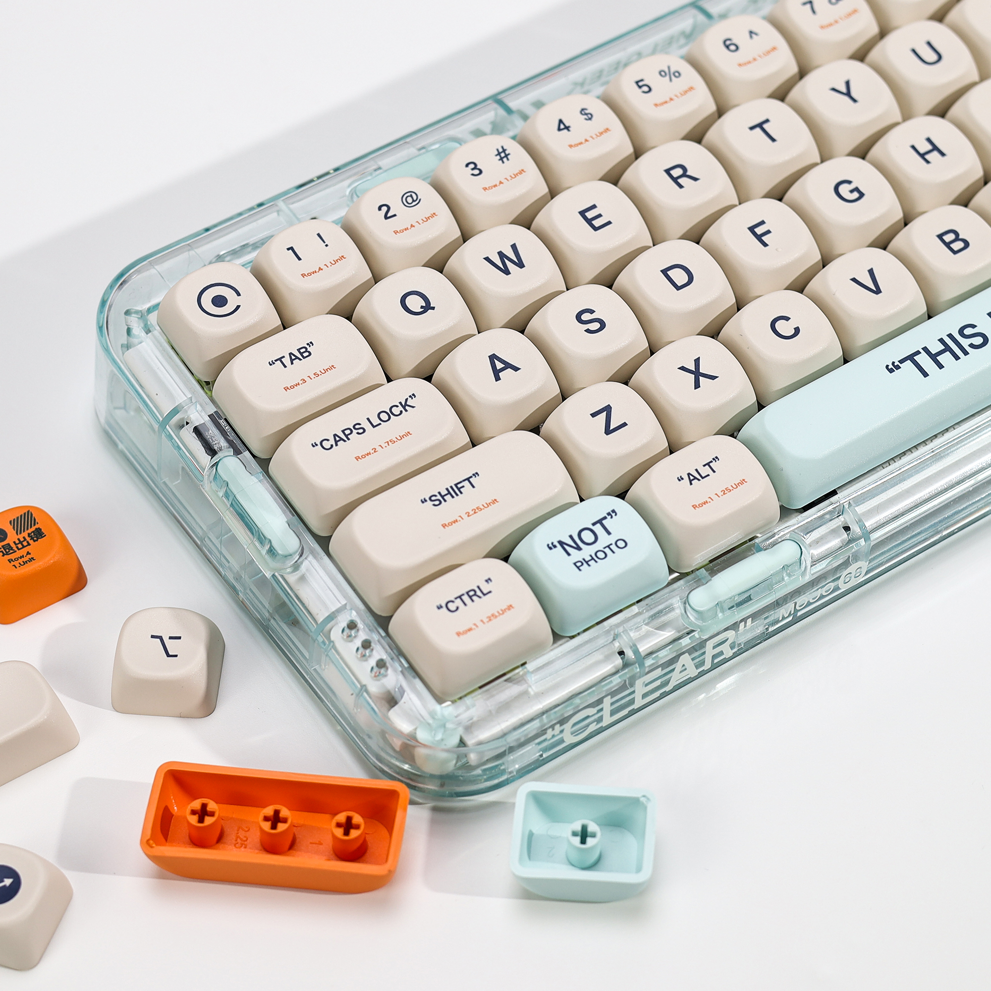 KBDiy KOA Profile Retro Plasti - đánh giá và giá Gaming Keyboard No Number Pad