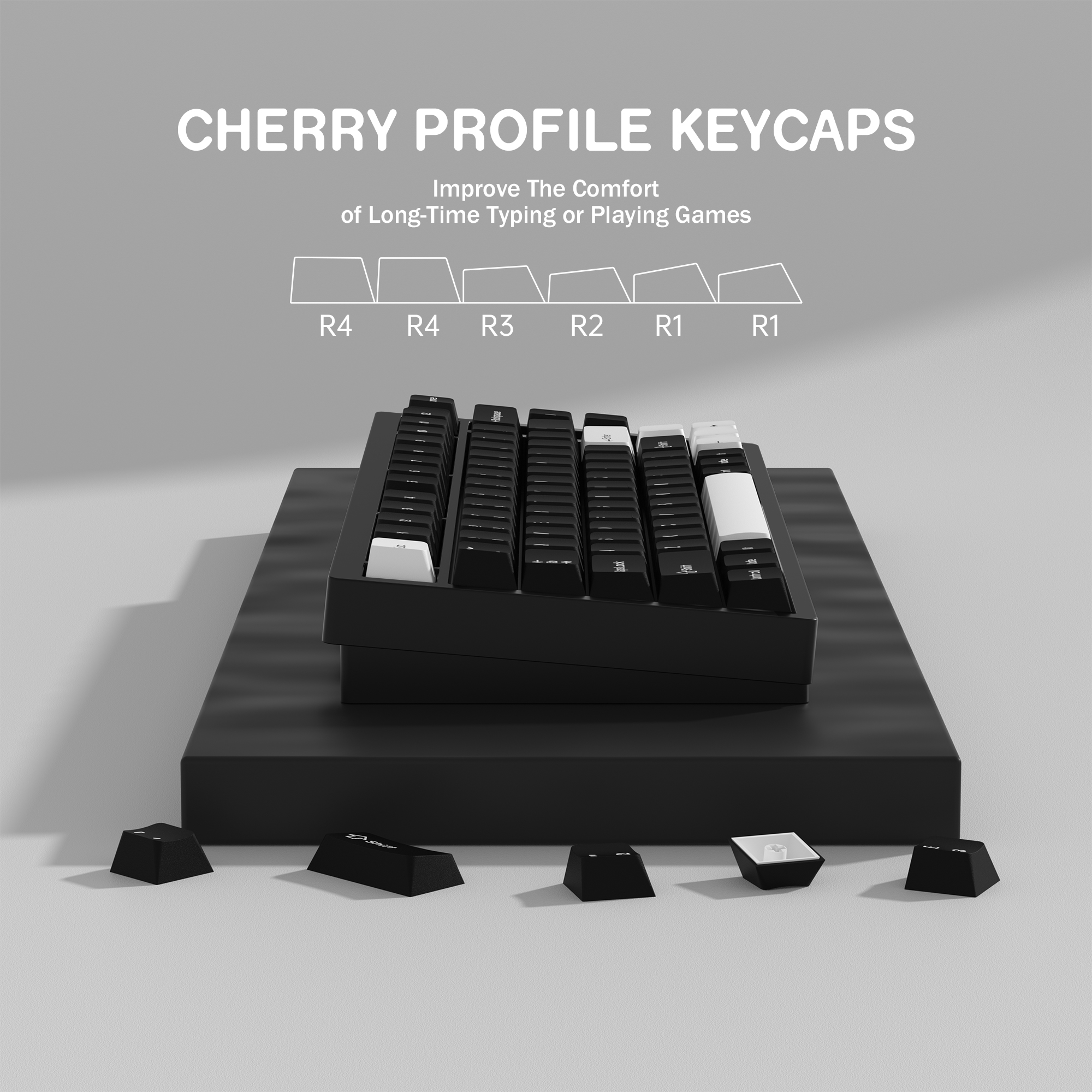 KBDiy GMK WOB Keycap Cherry Pr - đánh giá và giá Gaming Keyboard No Number Pad