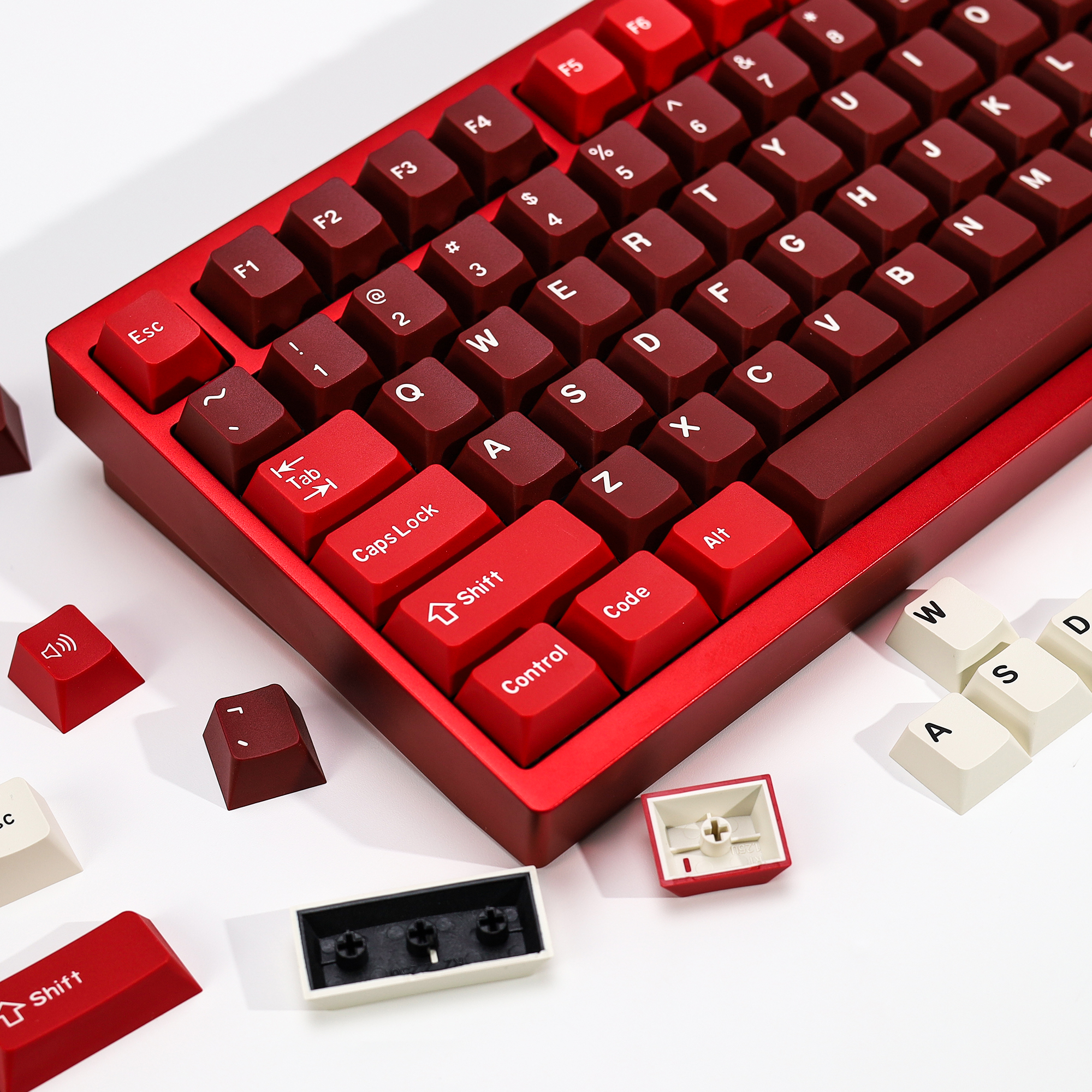 KBDiy GMK Jamon Keycap Red Ret - đánh giá và giá Gaming Keyboard No Number Pad