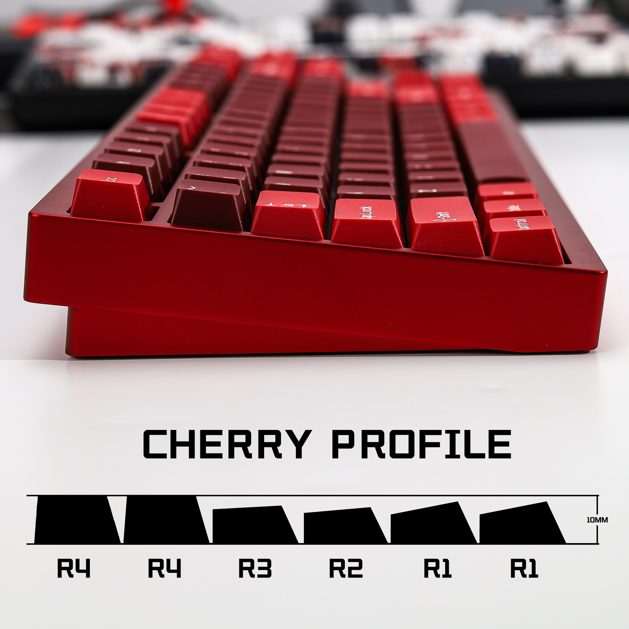 KBDiy GMK Jamon Keycap Red Ret - đánh giá và giá Gaming Keyboard No Number Pad