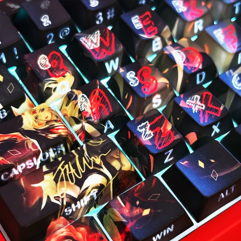 Faker Hall of Fame Ahri themed - đánh giá và giá Gaming Keyboard Hall Effect
