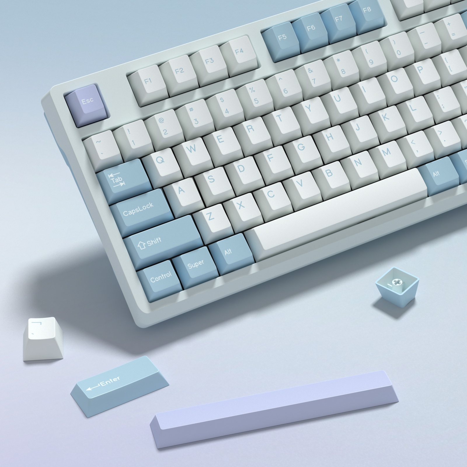 KBDiy GMK Illusion Keycap Cher - đánh giá và giá Gaming Keyboard No Number Pad
