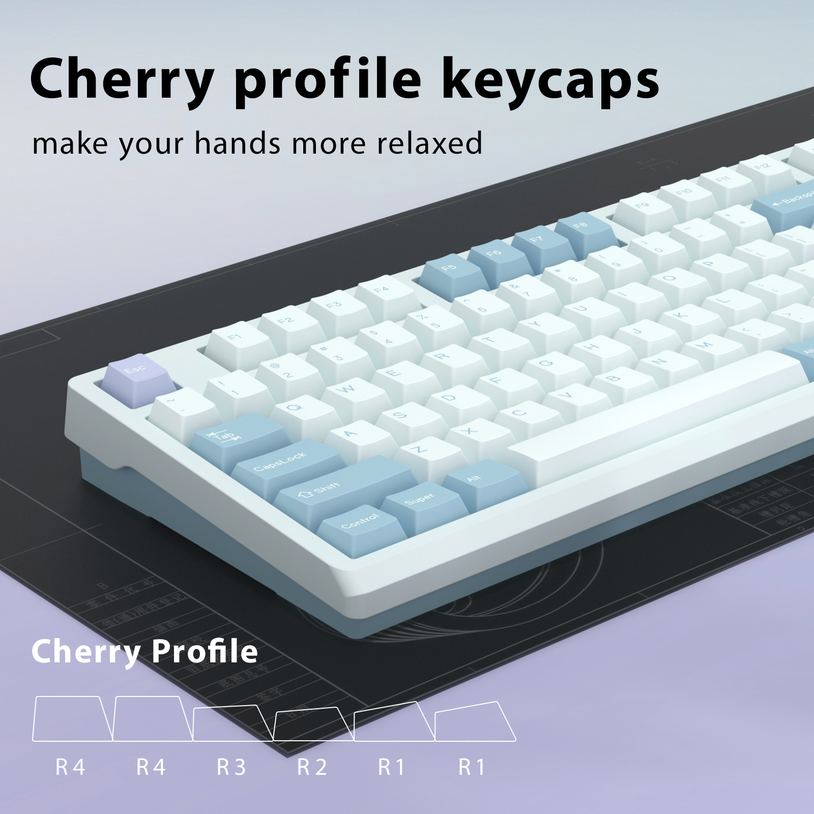 KBDiy GMK Illusion Keycap Cher - đánh giá và giá Gaming Keyboard No Number Pad