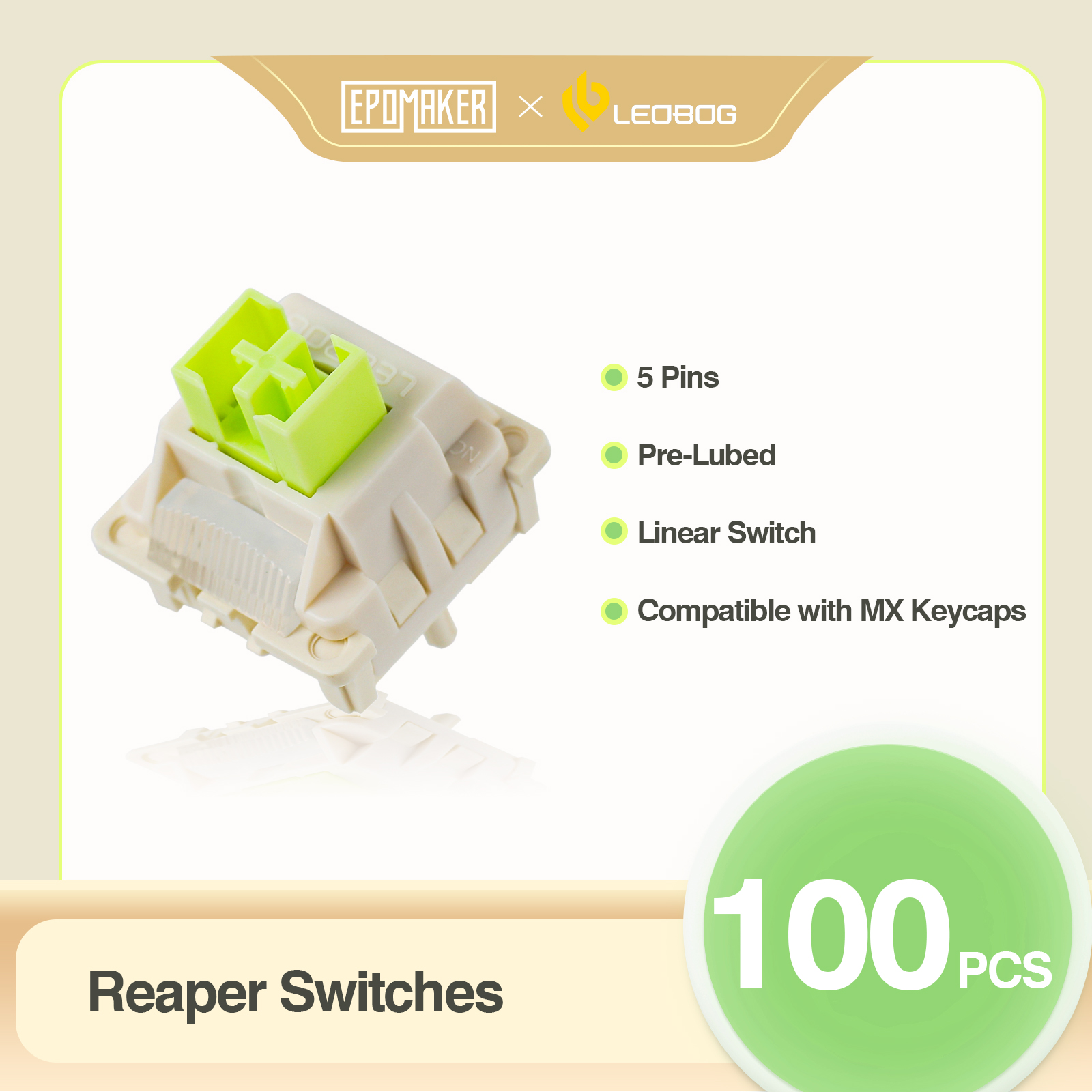 100 Pieces EPOMAKER x LEOBOG R - đánh giá và giá Gaming Keyboard Mechanical Wireless