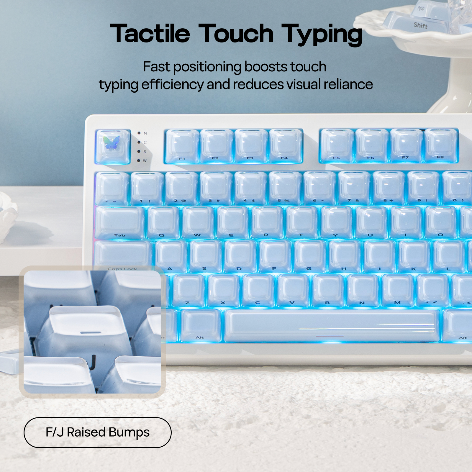 EPOMAKER Lusterfly Jelly Keyca - đánh giá và giá Gaming Keyboard Mechanical Wireless