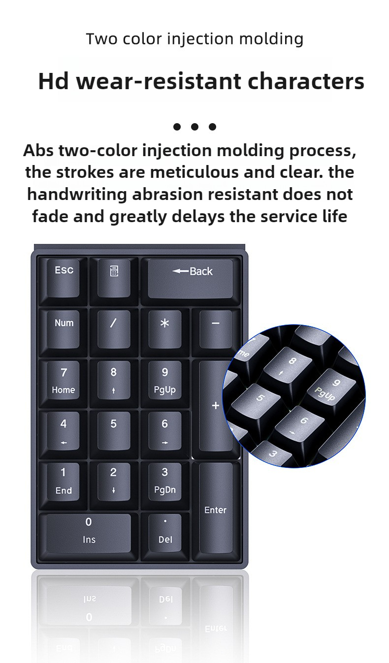 20 Keys Numeric Mechanical Wir - đánh giá và giá Gaming Keyboard No Number Pad