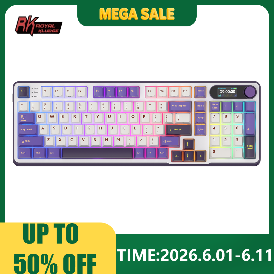 RK ROYAL KLUDGE S98 Wireless G - đánh giá và giá Gaming Keyboard Budget