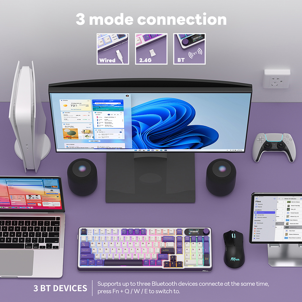 RK ROYAL KLUDGE S98 Wireless G - đánh giá và giá Gaming Keyboard Budget