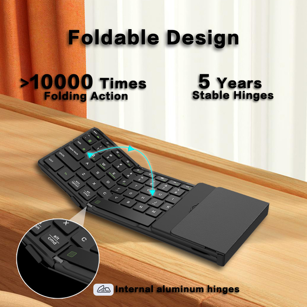JOMAA Foldable Bluetooth Keybo - đánh giá và giá Gaming Keyboard No Number Pad