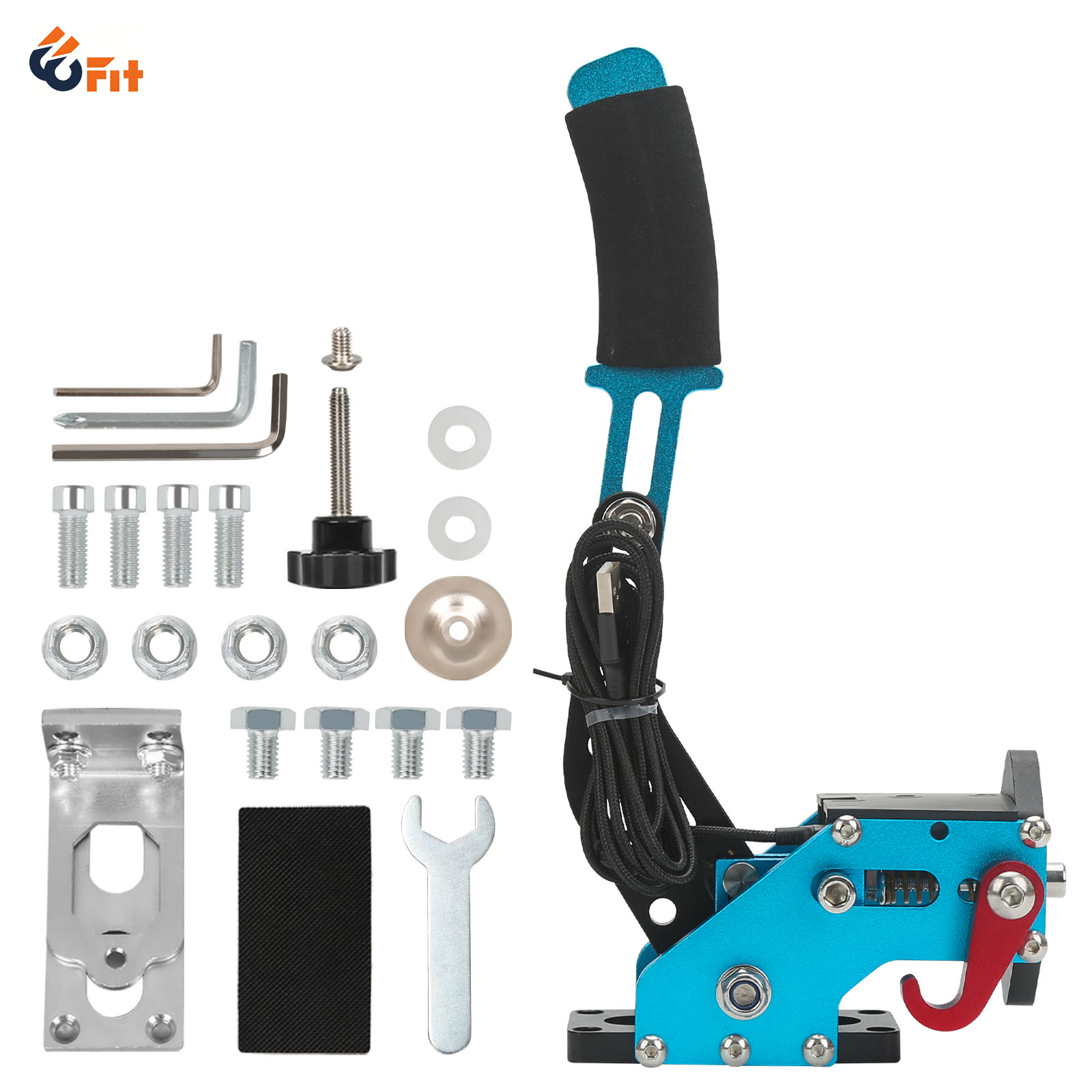 USB Handbrake Kit  with Clamp  - đánh giá và giá Gaming Keyboard Hall Effect