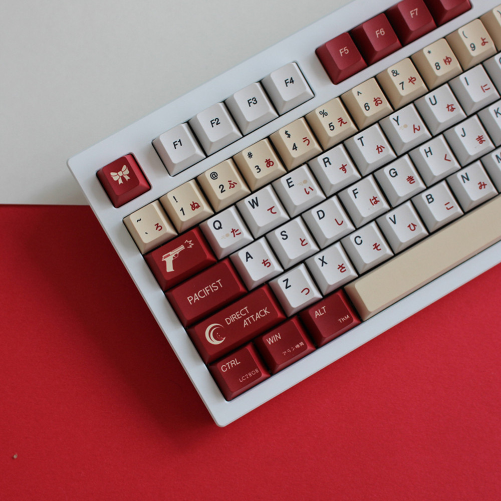 Lycoris Recoil Anime PBT Keyca - đánh giá và giá Gaming Keyboard Ergonomic