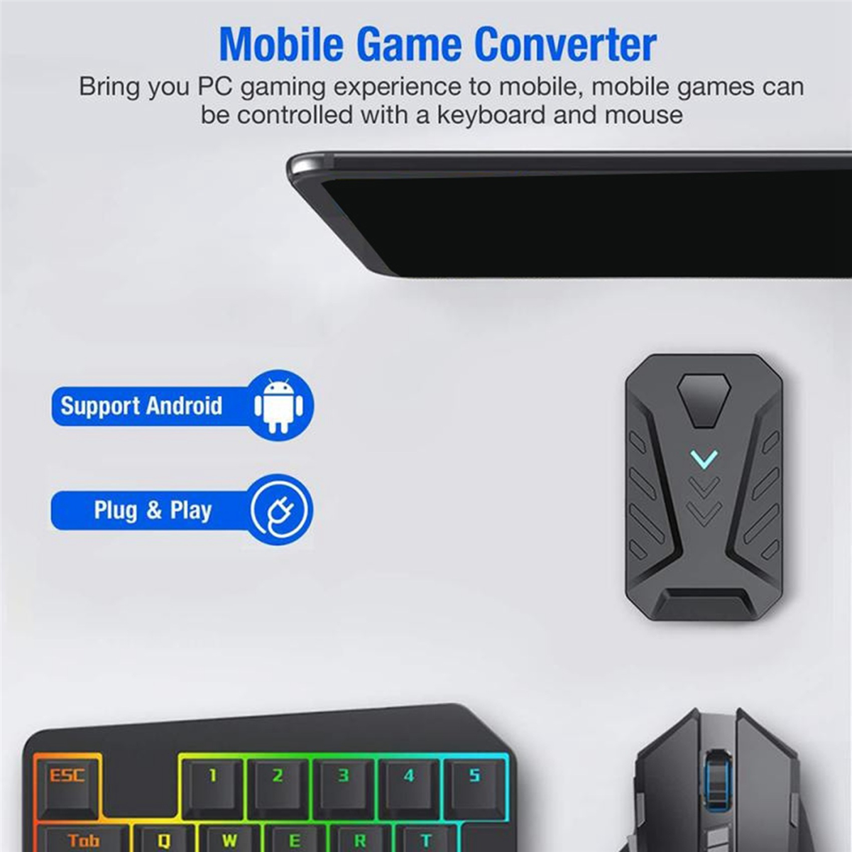 A57G-Keyboard and Mouse Conver - đánh giá và giá Gaming Keyboard And Mouse Converter For Mobile